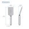 Kibi Cube 3 Settings ABS Handheld Shower Head - Chrome HS1002CH - alternate 6
